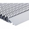 Tapis d'entrée en aluminium 22mm 800x500mm noir