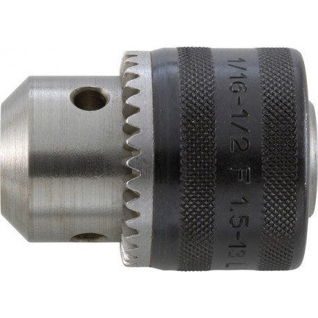 Mandrin trois mors de perceuse à clé à emmanchement conique, Capacité de serrage : 3,0-16,0 mm, Emmanchement B16, Ø extérieur 50 mm, Taille de clé : S 3