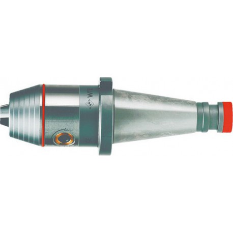 Mandrin de perceuse court pour rotation à droite / à gauche, modèle de précision, DIN 2080, Capacité de serrage d1 : 0,3-8,0 mm, ISO 40, Ø extérieur 36 mm