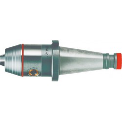 Mandrin de perceuse court pour rotation à droite / à gauche, modèle de précision, DIN 2080, Capacité de serrage d1 : 0,5-13,0 mm, ISO 50, Ø extérieur 50 mm