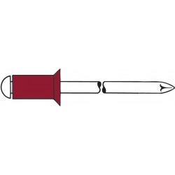 Rivet Nickel-cuivre/A2 4 x 12mm SK Gesipa(Par 500)