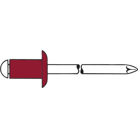 Rivet Nickel-cuivre/A2 4,8 x35mm Gesipa(Par 100)