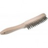 Brosse métallique V2A-poils 3rangées CircumPRO