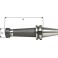 Mandrin à pinces, type ER DIN 2080 avec arrosage central, Capacité de serrage : 1,0-10,0 mm, MAS-BT 40, Pince de serrage ER16, a : 70 mm, d1 : 32 mm