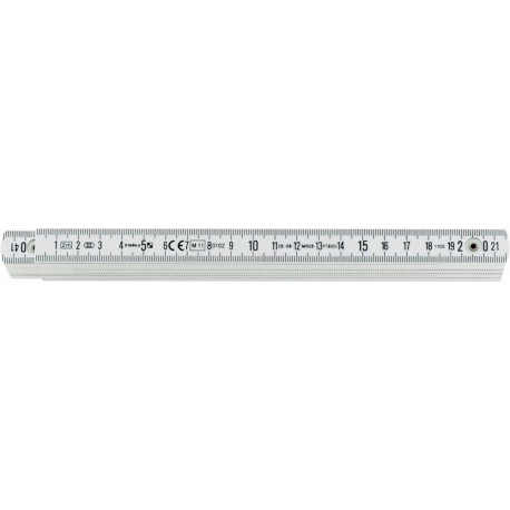 Mètre pliant Bois Blanc 2m/16mm SB CircumPRO