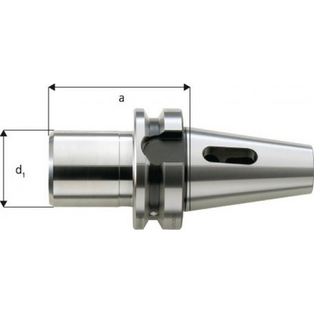 Douille de réduction DIN JISB 6339 (MAS-BT), CM intérieur : 1, MAS-BT extérieur 40, a 25 mm, d1 : 25 mm