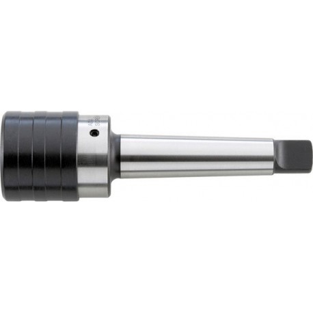 Mandrin de taraudage à changement rapide et compensation de Long. élastique, tige MK, DIN 228-B, pour taraud M3-M12, Queue CM 2