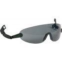 Lunette de protection V6B pour Peltor Schutzhelme,gris