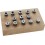 Jeu de pinces de serrage sur socle en bois, Capacité de serrage : 4-26 mm, Pince de serrage type ER40, Contenu 23 éléments
