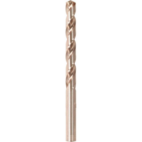 Foret hélicoïdal avec queue cylindrique courte, en acier à coupe rapide à 5 % de cobalt, type Ti, DIN 338, surface sans revêtement, Ø h8 : 10,00 mm