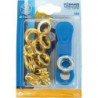Oeillet + rondelle MS-galvanisé (SB) 14,0mm a 12 Unités