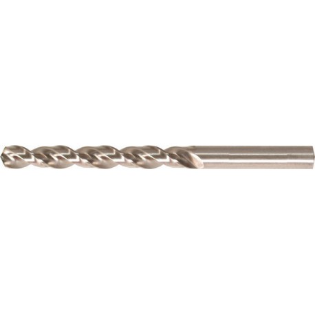 Foret hélicoïdal avec queue cylindrique, en acier à coupe rapide à 5 % de cobalt, type VA, DIN 338, surface sans revêtement, Ø h8 : 1,00 mm