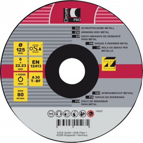 Disque de coupe Metall 115x6 mm CircumPRO