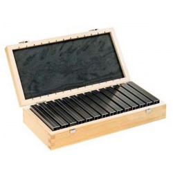 Jeu de cales parallèles, coffret en bois, Long. : 150 mm