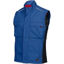 Gilets thermique 1786 555, Taille 2XL,bleu royal/noir