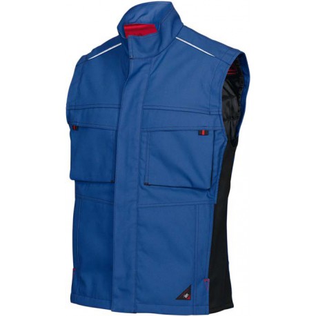 Gilets thermique 1786 555, Taille M,bleu royal/noir