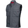 Gilets thermique 1786 555, Taille XL,gris foncé/noir