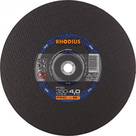 Disque de coupe FT30 350 x 4,0mm Rhodius