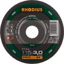 Disque de coupe FT44 115 x 3,0mm Rhodius(Par 25)