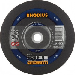 Disque de coupe FT67 230 x 2,5mm Rhodius(Par 25)