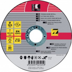 Disque de coupe Metall 125x3 mm CircumPRO