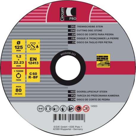 Disque de coupe Pierre 115x1,2mm CircumPRO