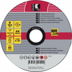 Disque de coupe Pierre 125x1,2mm CircumPRO