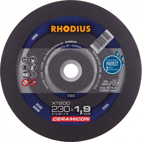 Disque de coupe XT200 230 x 1,9mm Rhodius(Par 25)