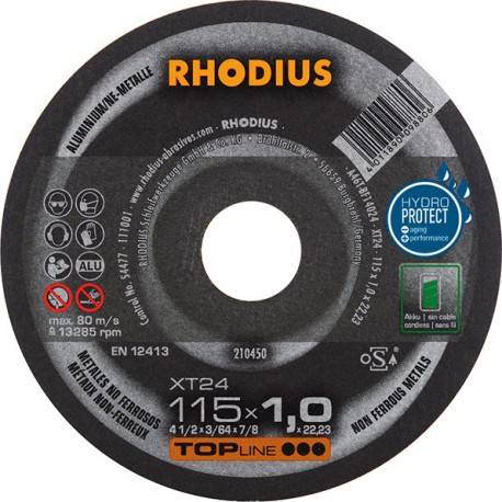 Disque de coupe XT24 115 x 1,0mm Rhodius(Par 25)