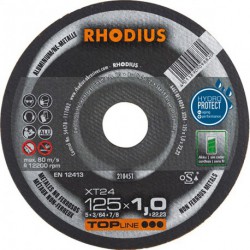 Disque de coupe XT24 125 x 1,0mm Rhodius(Par 50)