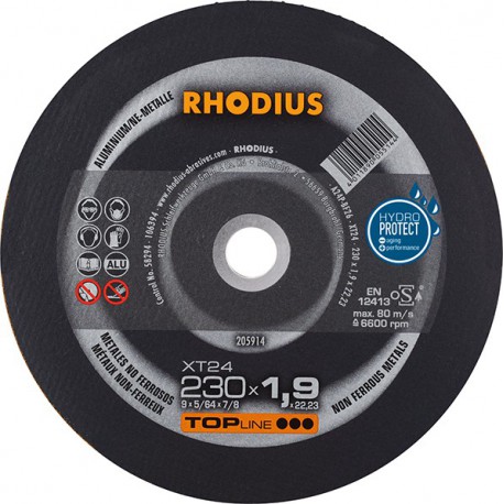 Disque de coupe XT24 230 x 1,9mm Rhodius(Par 25)