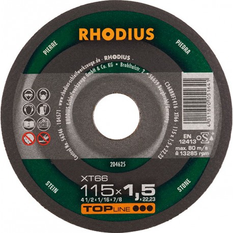 Disque de coupe XT66 115 x 1,5mm Rhodius