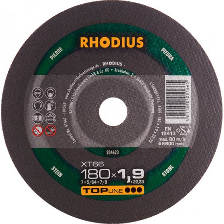Disque de coupe XT66 180 x 1,9mm Rhodius(Par 25)