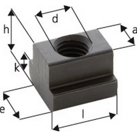 Tasseau DIN508 M20x22mm FORMAT 1 PCS