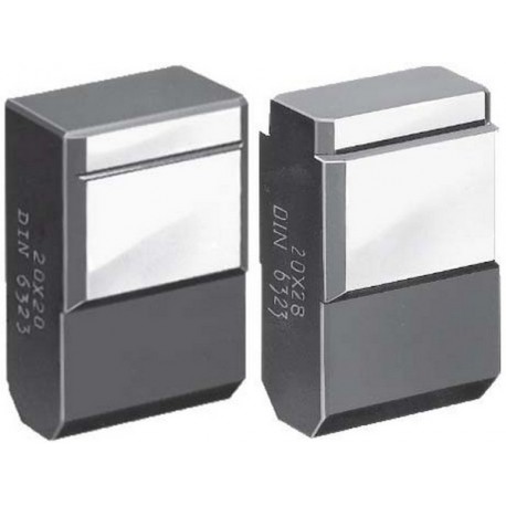 Coulisseau libre, Cote nominale des rainures sur les machines : 16 mm, Cote nominale des rainures sur les montures 20 mm, Hauteur 14,0 mm