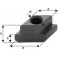 Tasseau losange DIN510 M12x14mm FORMAT 1 PCS