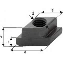 Tasseau losange DIN510 M16x18mm FORMAT 1 PCS