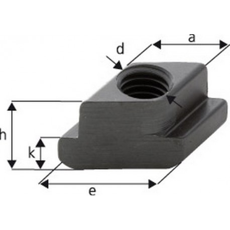 Tasseau losange DIN510 M16x18mm FORMAT 1 PCS