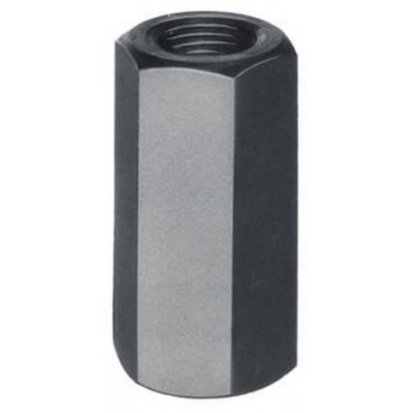 Ecrou allongé, Filetage : M20, 6 pans cote s/plats 30 mm, Cote d'encoignure 33,50 mm, Hauteur : 60 mm