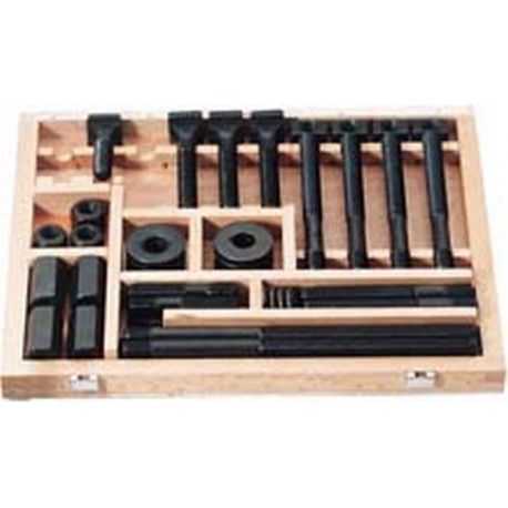 Jeu de vis de serrage pour rainures en T, d x rainure en T : M16 x 18 mm