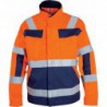 Veste HV,MG, Taille M (50/52),orange fluo/bleu