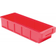 Boite rangement VKB 400x186x83 mm rouge (Par 8)