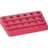 Support rangement foret plastique, vide, Pour Ø de foret : 5,10-10,00 mm, Nombre de forets 50 pièce, Pas 0,1 mm (par 10)