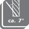Alésoir DIN212 TiN Form D 180mm BECK