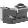 Tendeur de table plat «Mini-Bulle», Rainure : 14 mm, H minimum 1,5 mm, H maximum 13,5 mm, B : 22 mm, C : 1,8 mm, H1 : 11 mm, L : 55 mm, X : 5 mm
