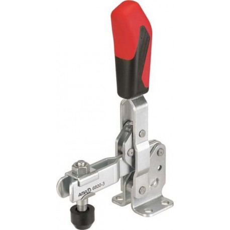 Sauterelle à serrage vertical et embase horizontale type 6800, Taille : 0, Force de rétention F1 0,5 kN, Force de rétention F2 0,7 kN