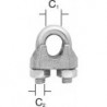 Attache corde 6 mm galvanisé 2 St.
