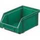 Bac de rangement LK 1C vert 500/450x300x145 mm