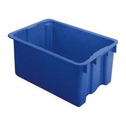 Bac rangement 45 l 600x400x250 mm bleu