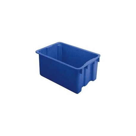 Bac rangement 45 l 600x400x250 mm bleu